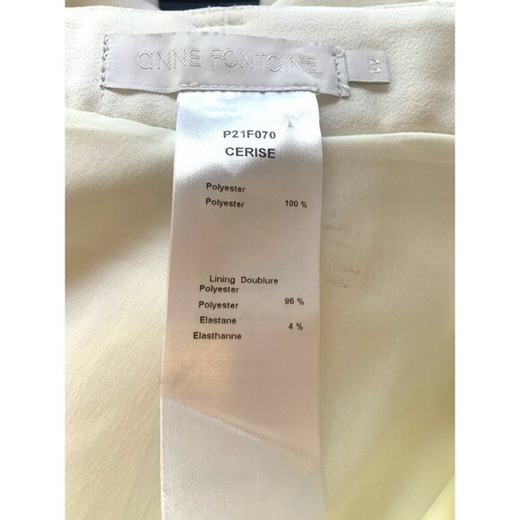 Anne Fontaine womens pants white cigarette style - Picture 11 of 11